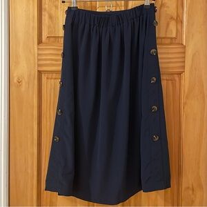 Blue Midi Skirt